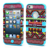 Hard Case 3-Piece Geometric Pattern for iPhone 5 / 5S