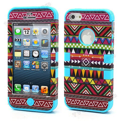 Hard Case 3-Piece Geometric Pattern for iPhone 5 / 5S