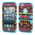 Hard Case 3-Piece Geometric Pattern for iPhone 4 / 4S