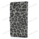 Leopard Flip Leather Wallet Card Pouch Stand Case Cover For Apple iPhone 4/4S