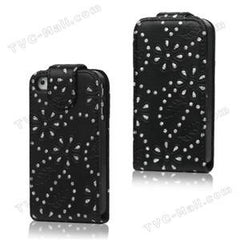 Leather Flip Case Diamond Cover for Samsung Galaxy S2 I9100