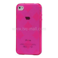 Gel Case GLOSSY Grid for iPhone 4 / 4S